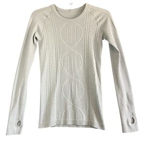 Lululemon Rest Less Pullover Heathered Silver Spoon
